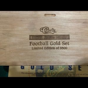 1992 classic gold football set with autograph